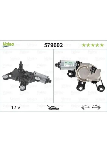 579602 Silecek Motoru Arka 4F9955711 4F9955711A 4F9955711B