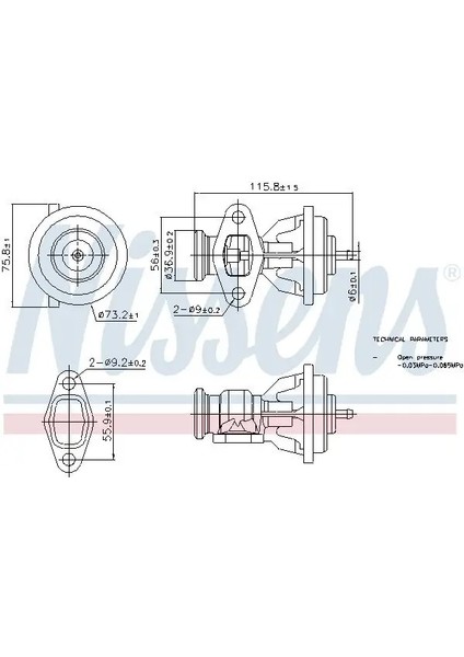 98439 Egr Valfi 0021401760 A0021400060 A0021401760