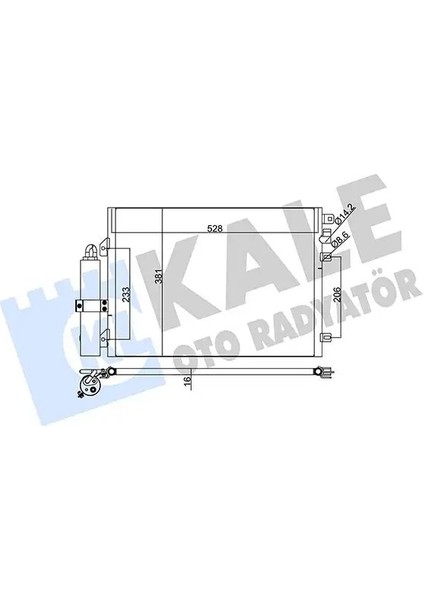 345285 Klima Radyatoru 6001550660 8200090213 8200241088