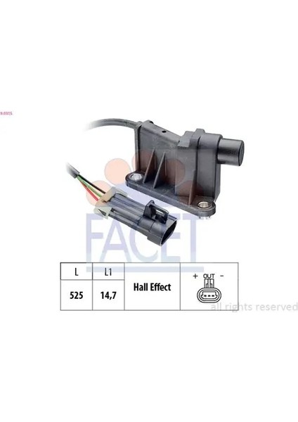 90315 Eksantrik Sensoru 131871 2501871 6238000