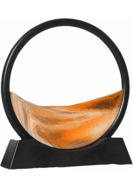 Mtxdpn Dekoratif Sulu Kum Saati Ofis Masa Üstü Ev Yuvarlak Kum Saati