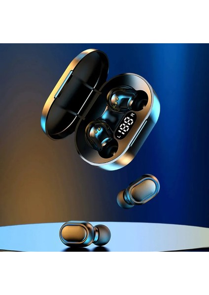 E6S Bluetooth 5.0 Tws Kablosuz Kulaklık – LED Ekranlı Şarj Kutusu, Şık ve Ergonomik Tasarım modelleri