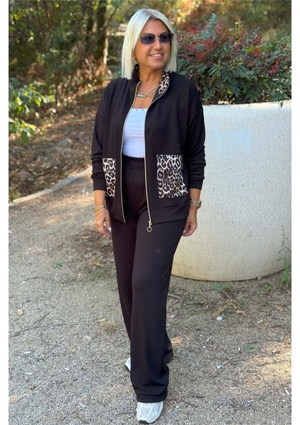 Kadın Uzun Kollu Lepoar Cep Detay Modal Kumaş Ikili Takım fiyatları