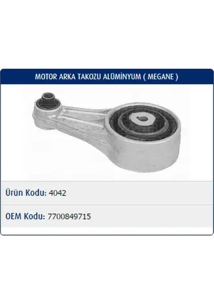 M4042 Motor Takozu (Arka) 7700849715