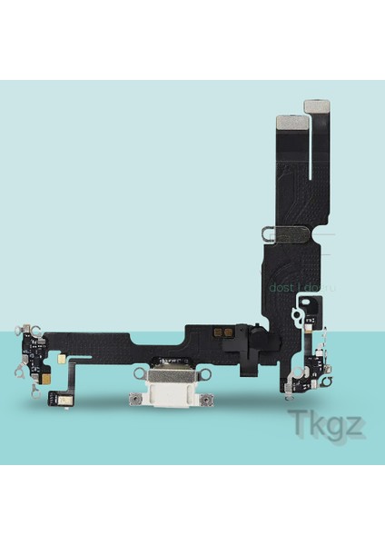 Apple Iphone 14 Plus Full Şarj Soketi Filmi Flex Orjinal (Beyaz)