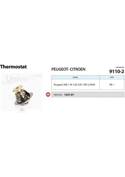 91102 Termostat 133797