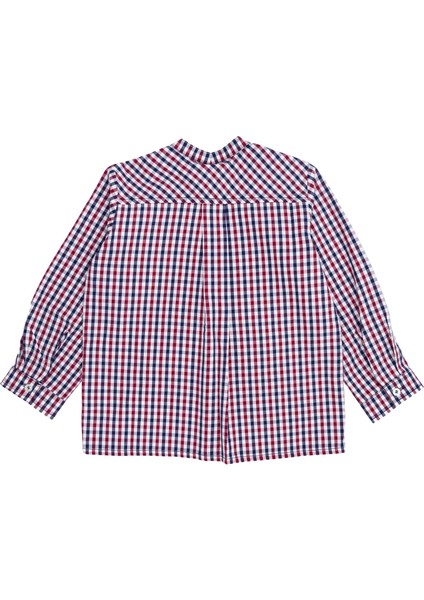 %100 Pamuk Ekose Hakim Yakalı Baharlık Erkek Çocuk Gömleği indirimleri