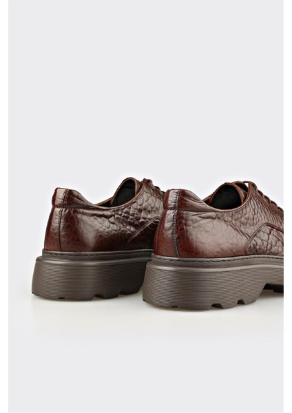 Kahve Deri Erkek Günlük Ayakkabı indirimleri