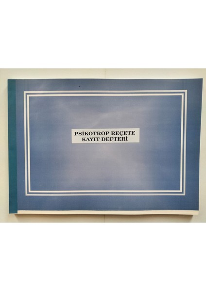 Psikotrop Defteri 200 Sayfa