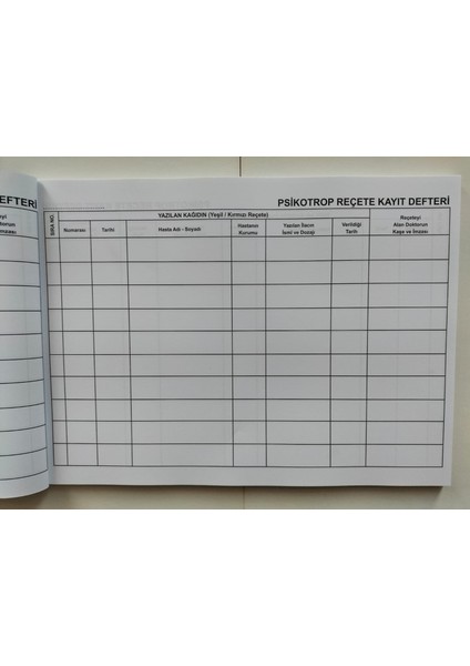 Psikotrop Defteri 200 Sayfa fiyatları