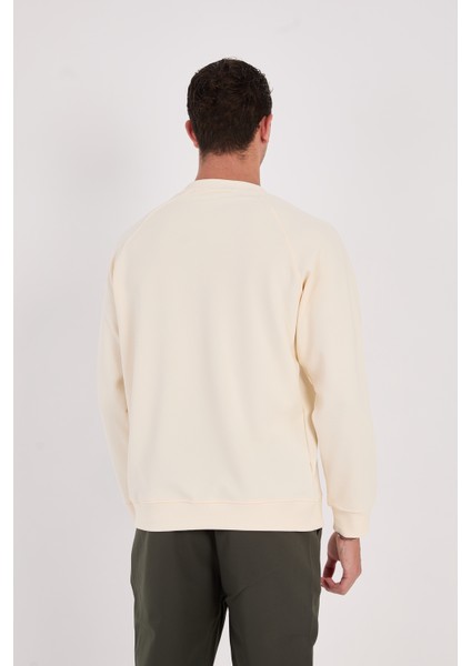 Rahat Kesim Dokulu Ottoman Kumaş Baskılı Erkek Sweatshirt -R2601 fırsatları