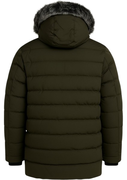 Erkek Yeşil Erkek Outdoor Su Geçirmez Kapüşonlu Kışlık Kaban – Rüzgar ve Yağmura Dayanıklı Mont&kaban indirimleri