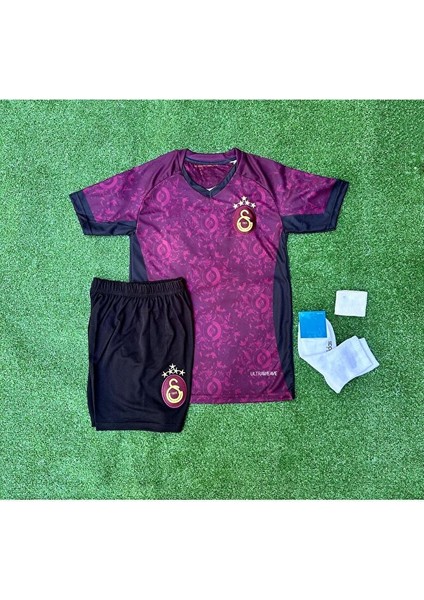 'gâlatâsarây 2025-26 5 Yıldızlı A'l.v.a.r.o M'orata Deplasman Çocuk Forması 4'lü Set fiyatları