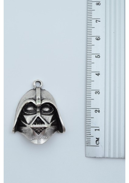 Star Wars - Darth Vader Gümüş Kaplama Deri Ip Kolye modelleri