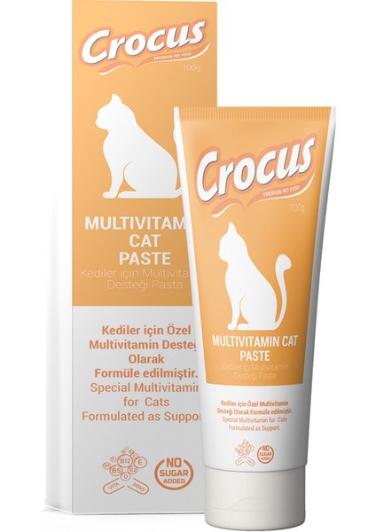 Techmrt Crocus Kedi Multivitamin Macun 100 Gram x 2 Adet fiyatları