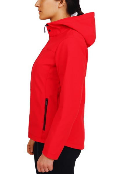 Kadın Içi Polar Astar Su & Rüzgar Geçirmez Softshell Kışlık Mont Ceket 5037-B 07 fırsatları