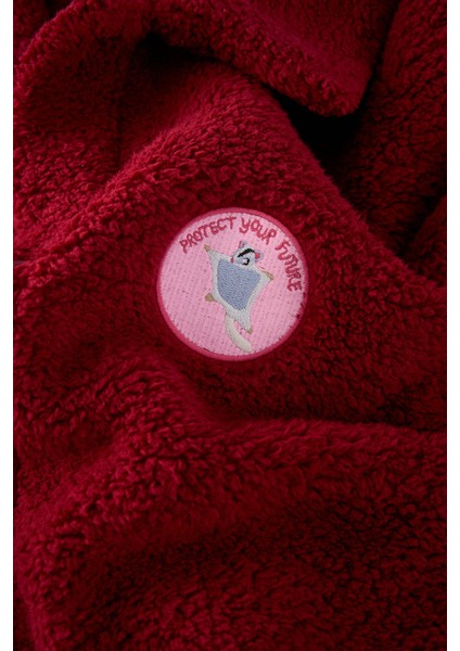 Sugar Glider Sherpa Ceket - Bordo fiyatları