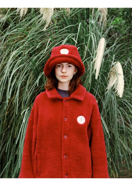 Sugar Glider Sherpa Ceket - Bordo modelleri