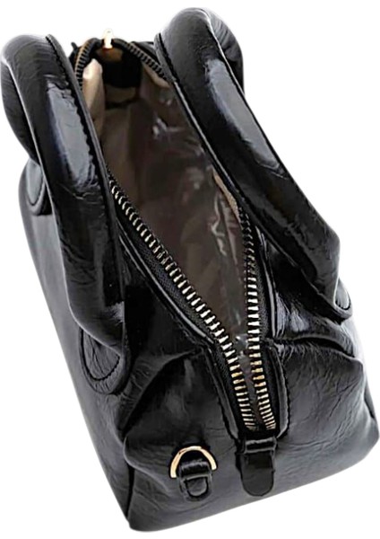 Siyah Rugan Kadın Çanta modelleri