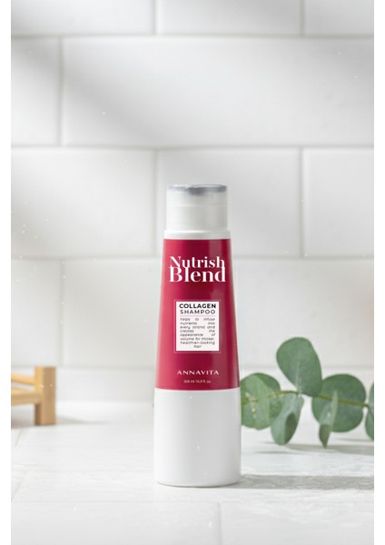 Nutrısh Blend Collagen Şampuan 500ML - Yapılandırıcı ve Onarıcı Etki