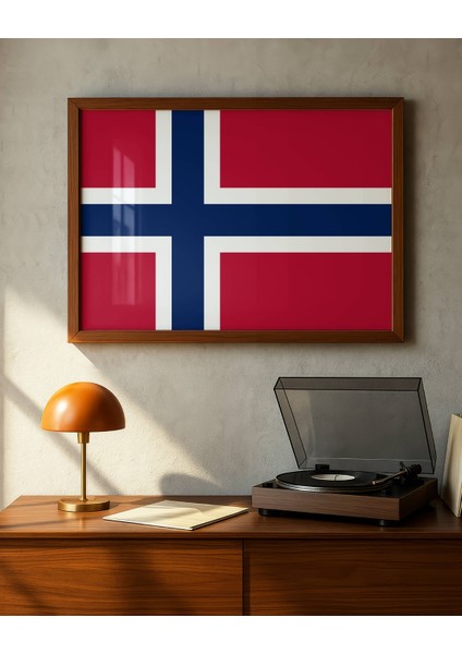 Norveç Bayrağı Dijital Baskı Poster (Çerçevesiz) fırsatları