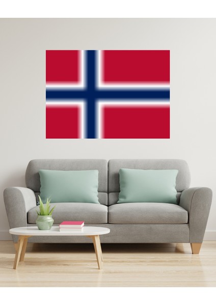 Norveç Bayrağı Dijital Baskı Poster (Çerçevesiz) indirimleri