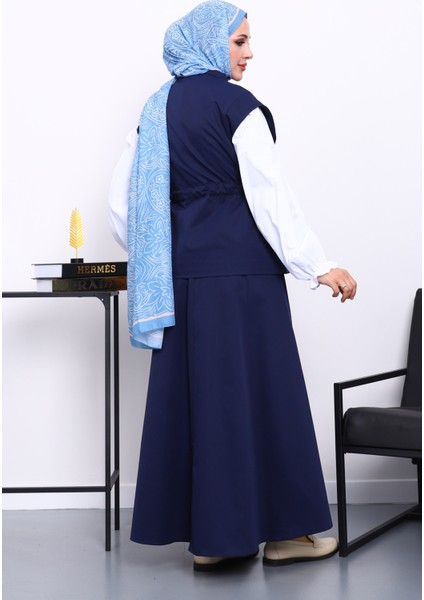 Lacivert Cepli Yelek Etekli Bondit Takım fırsatları