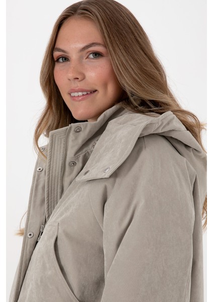 Kadın Açık Haki Mont 50308609-VR183 fiyatları