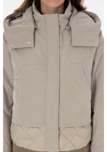 Kadın Açık Haki Mont 50308609-VR183