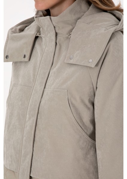 Kadın Açık Haki Mont 50308609-VR183