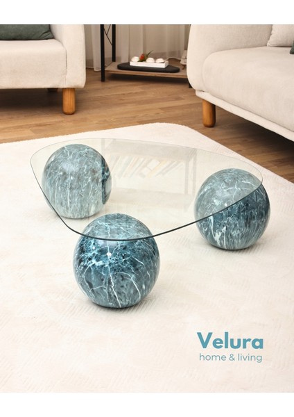 Modern Orta Sehpa & Küre Sehpa & Top Sehpa & Şeffaf Üçgen Cam & Ocean modelleri