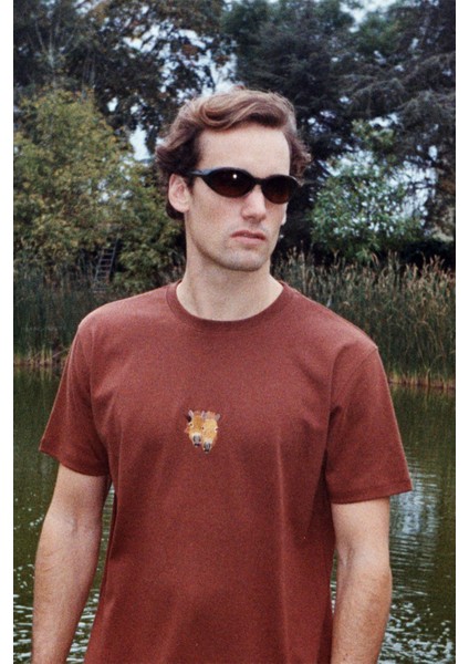 Przewalski Atı Premium T-Shirt - Kahverengi fırsatları