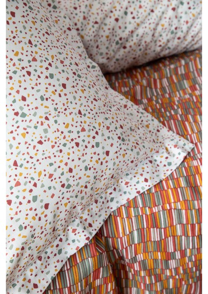 Tek Kişilik Leros Teracotta Nevresim Takımı -- modelleri