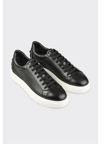 Siyah Deri Erkek Spor Ayakkabı fiyatları