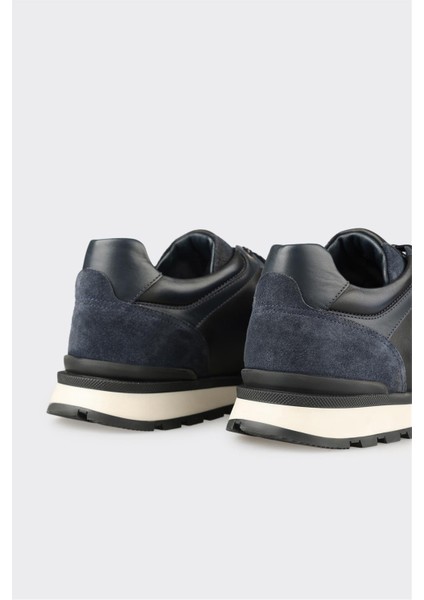 Lacivert Deri Erkek Spor Ayakkabı indirimleri