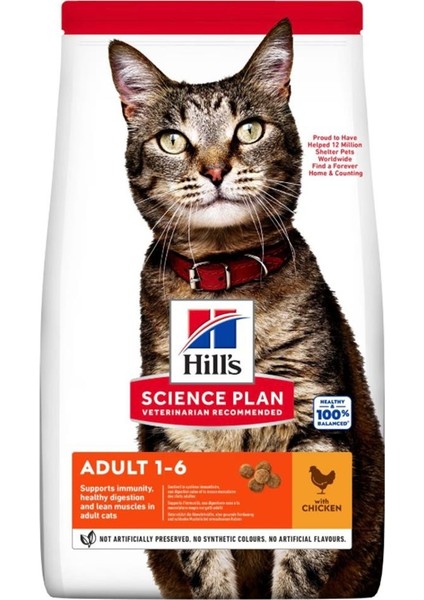 Science Plan Tavuklu Yetişkin Kedi Maması 10 kg