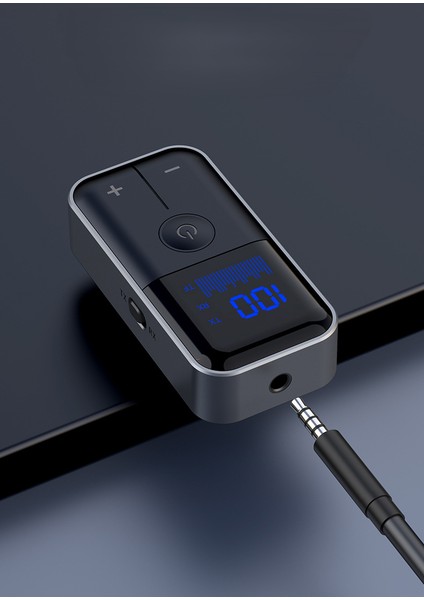 2 In 1 Bluetooth Adaptör Alıcı Verici Bluetooth 5.4 Receiver Tf Kart Girişli Aux Wireless Araç Kiti