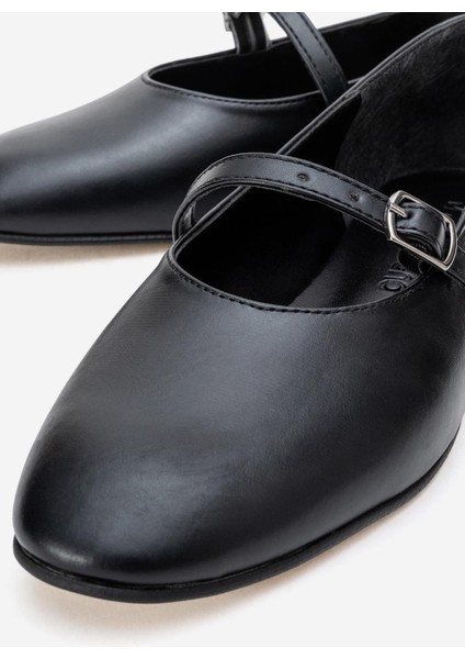 Kadın Kemerli Babet Siyah Cilt modelleri