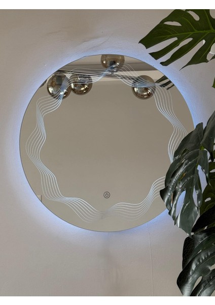 Çizgi Desenli Minimalist LEDLİ Özel Tasarım Ayna fiyatları