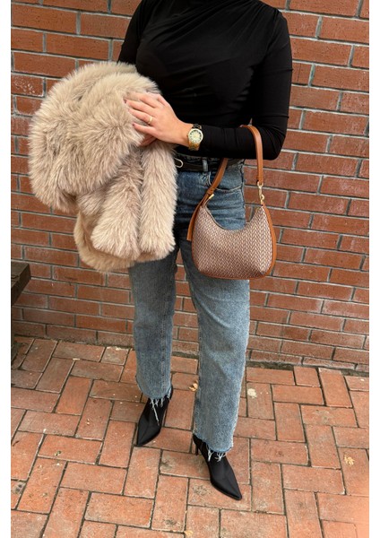 Lagraccio Paris Kadın Pablo Omuz Çantası Baskılı Vizon fiyatları