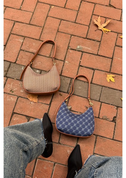 Lagraccio Paris Kadın Pablo Omuz Çantası Baskılı Vizon fırsatları