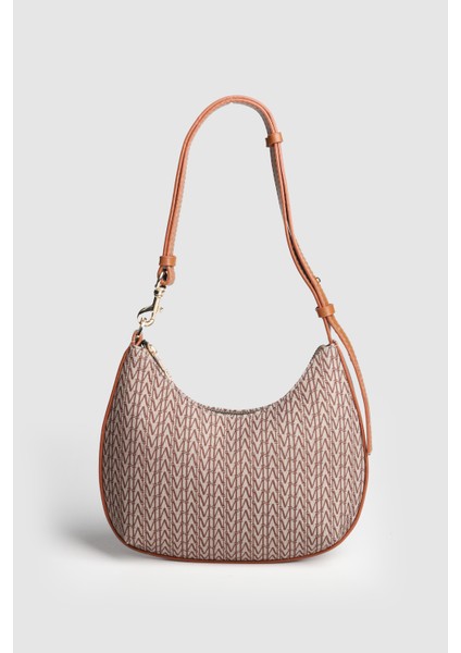 Lagraccio Paris Kadın Pablo Omuz Çantası Baskılı Vizon indirimleri