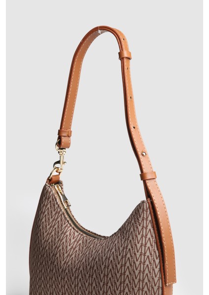 Lagraccio Paris Kadın Pablo Omuz Çantası Baskılı Vizon