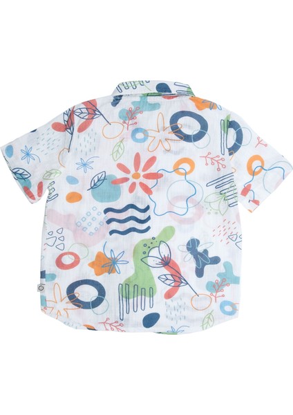 %100 Pamuk Desenli Yazlık Erkek Çocuk Gömlek fırsatları