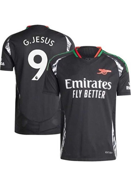 A.r.s.e.n.a.l 2024/25 Yeni Sezon G.jesus Deplasman Forması (Black) fiyatları