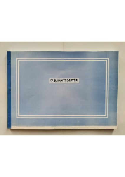 Yaşlı Kayıt Defteri 200 sayfa