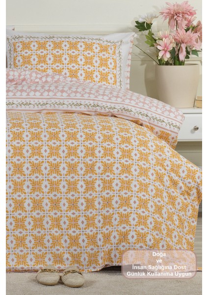Amanda Nevresim Takımı King Size Lastikli Çarşaf (240X220 Cm) Sarı fiyatları
