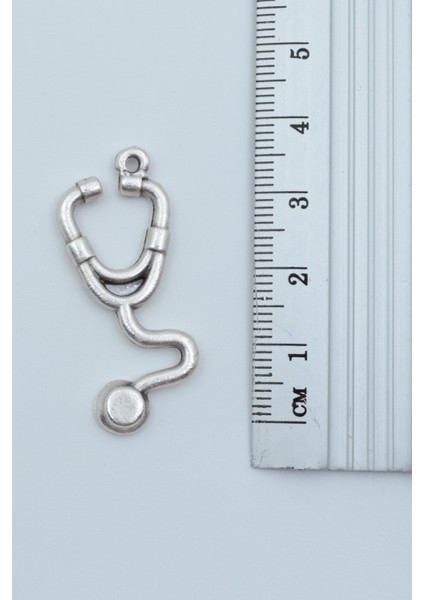 Doktor Steteskop Gümüş Kaplama Deri Ip Kolye modelleri