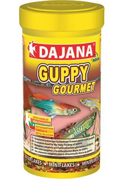 Techmrt Dajana Guppy Gourmet Flakes 100 ml 20 gr