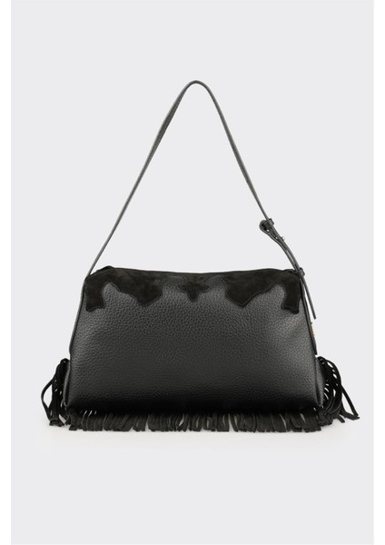 Siyah Kadın Omuz Çantası modelleri